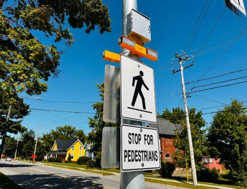 Niagara Region Pedestrian Crosswalk Jacob Beam Public School